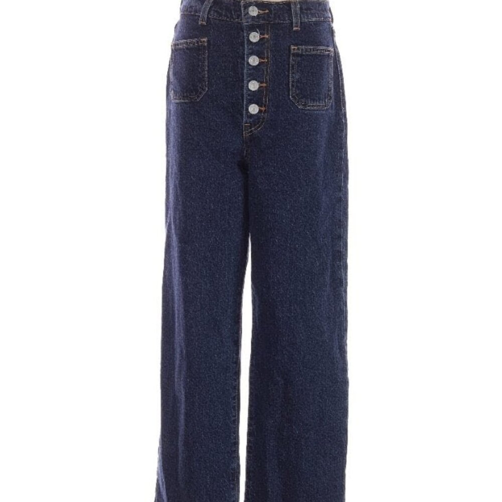 Levi's high rise front pockets straight loose leg size 26.
